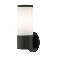 Norfolk 1-Light Outdoor Wall Lantern in Textured Black