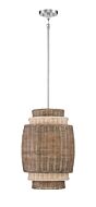 Minka Lavery Montauck Bay 4 Light Pendant Light in Brushed Nickel