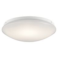 Kichler 14 Inch White Acrylic LED Flush Mount in White