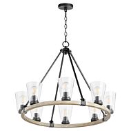 Eight Light Chandelier by Quorum