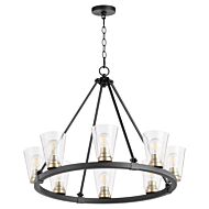 Eight Light Chandelier by Quorum