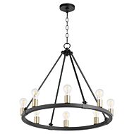 Eight Light Chandelier by Quorum