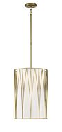 Minka Lavery Regal Terrace Pendant Light in Soft Brass