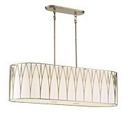 Minka Lavery Regal Terrace 6 Light Kitchen Island Light in Soft Brass