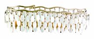 Dolce 5-Light Bathroom Vanity Light in Champagne Leaf