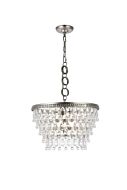 Nordic 5-Light Pendant in Antique Silver