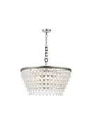 Nordic 6-Light Chandelier in Antique Silver