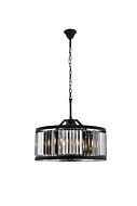 Chelsea 8-Light Chandelier in Matte Black