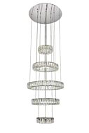 Monroe LED Chandelier in Chrome