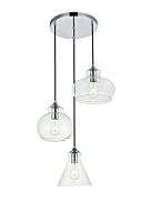 DESTRY 3-Light Pendant in Chrome