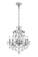 Voltaire 5-Light Chandelier in Chrome