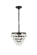 Kora 3-Light Pendant in Black