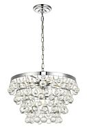 Kora 5-Light Pendant in Chrome