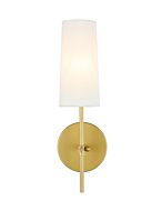 Mel 1-Light Wall Sconce in Brass