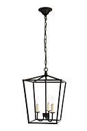 Maddox 3-Light Pendant in Black