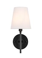 Cason 1-Light Wall Sconce in Black