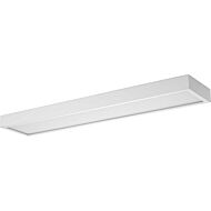 Everlume LED 1-Light LED Linear Bathroom Vanity Light in Satin White