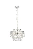 Mila 3-Light Pendant in Chrome