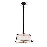 Fusion 1-Light Pendant in Bronze / Dark