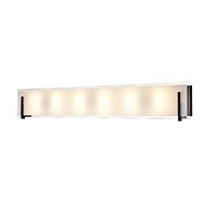 DVI Geneva 6-Light Bathroom Vanity Light in Ebony