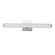 Soprano 1-Light LED Bathroom Vanity Light in Polished Chrome