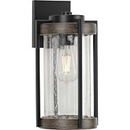 Whitmire 1-Light Wall Lantern in Matte Black