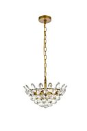 Emilia 3-Light Pendant in Brass