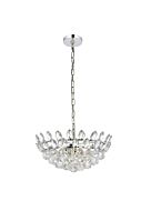 Emilia 5-Light Pendant in Chrome