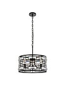 Kennedy 3-Light Pendant in Black