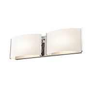 DVI Vanguard CCT LED Bathroom Vanity Light in Chrome