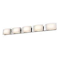 DVI Vanguard CCT LED Bathroom Vanity Light in Chrome