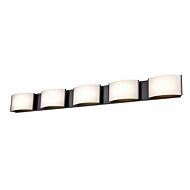 DVI Vanguard CCT LED Bathroom Vanity Light in Ebony