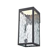 DVI Bishop LED Outdoor LED Wall Sconce in Black