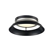 DVI Alcenon CCT LED Flush Mount in Ebony and Platinum