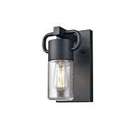 DVI Tuxedo Outdoor 1-Light Wall Sconce in Black