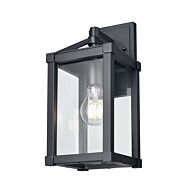 DVI Nipigon Outdoor 1-Light Wall Sconce in Black