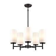 DVI Manitou 5-Light Chandelier in Ebony