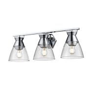 DVI Sunnybrook 3-Light Bathroom Vanity Light in Chrome