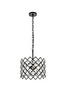 Lyla 3-Light Pendant in Black