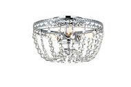 Kylie 3-Light Flush Mount in Chrome