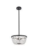 Gianna 3-Light Pendant in Black