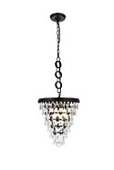 Nordic 3-Light Pendant in Black