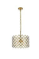 Lyla 3-Light Pendant in Brass