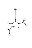 Cavoli 7-Light Chandelier in Black