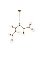 Cavoli 7-Light Chandelier in Brass