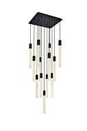 Weston 13-Light Pendant in Black