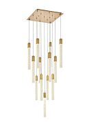 Weston 13-Light Pendant in Satin Gold