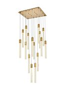 Weston 16-Light Pendant in Satin Gold