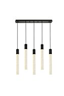 Weston 5-Light Pendant in Black