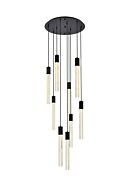 Weston 9-Light Pendant in Black